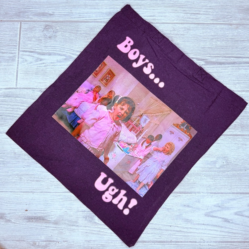 New cotton shopping bag tote funny 90s little rascals ugh boys 16x14 handcrafted
